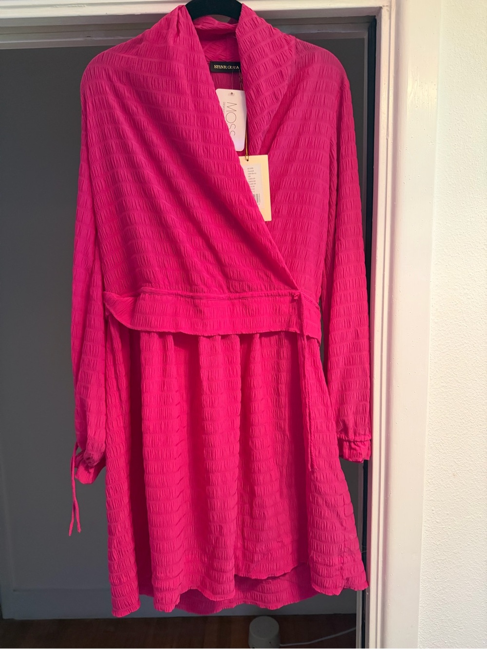 Stine Goya Fuchsia Wrap Dress